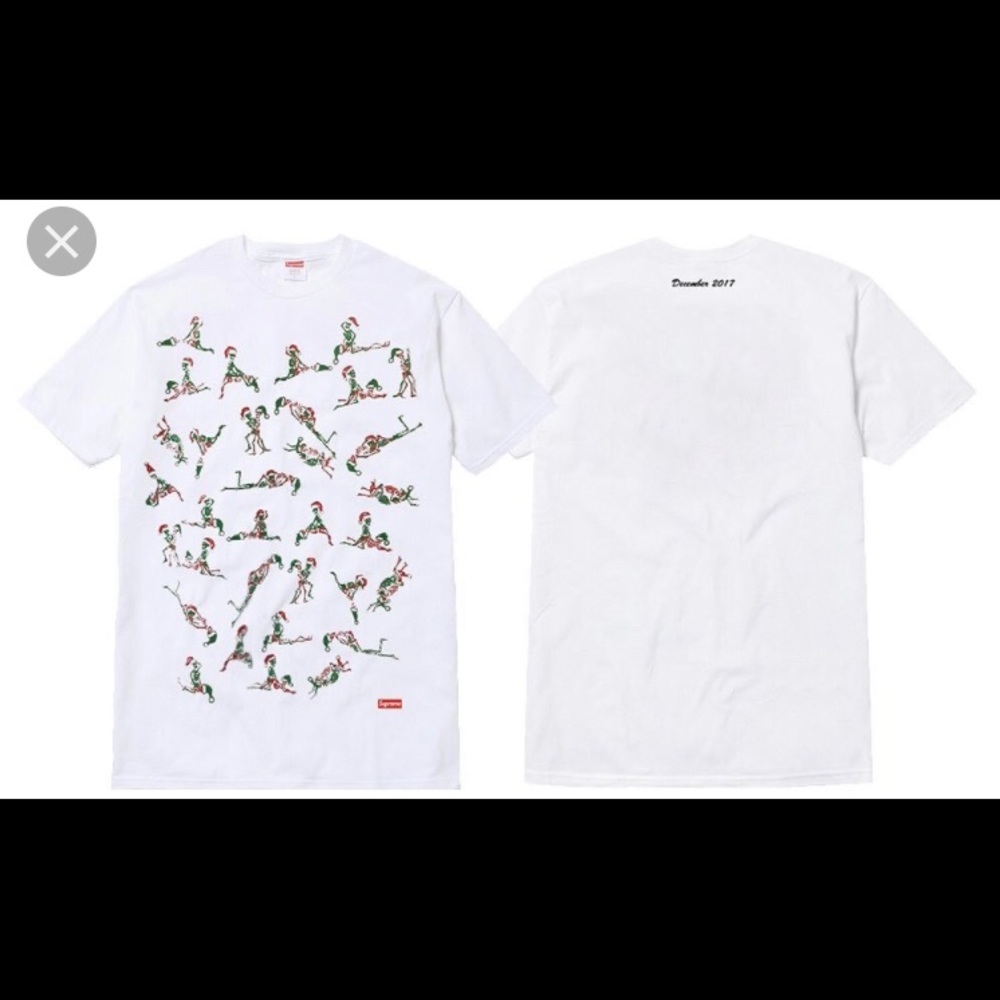 Supreme Christmas tee.